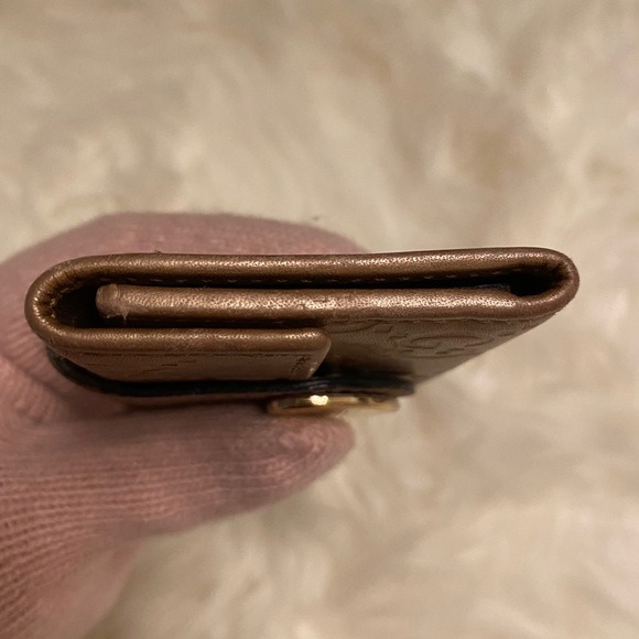 GUCCI Guccissima Gold Heart Card Key Holder Wallet - Picture 3 of 12